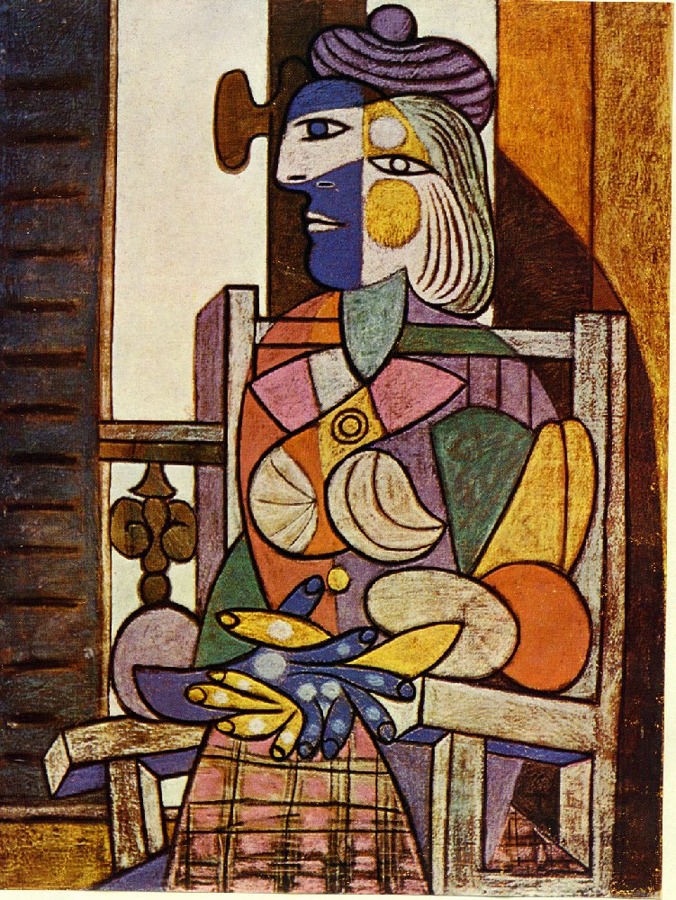 Picasso Seated Portrait of Marie-Therese Walter 1937
